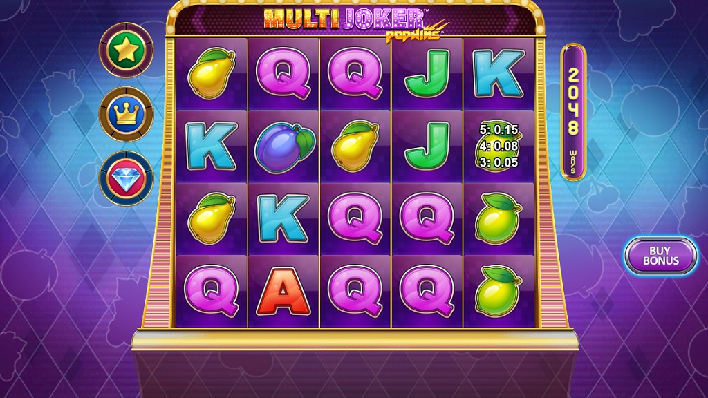 Screenshot of Multi Joker Popwins slot from StakeLogic