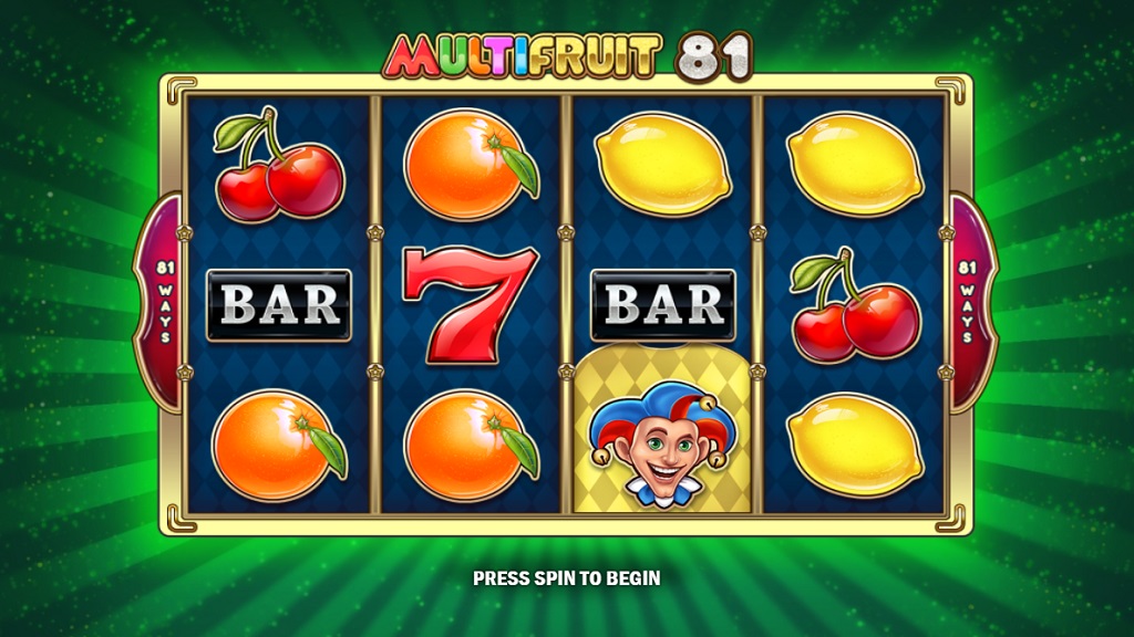 Screenshot of Multifruit 81 slot from Play’n Go