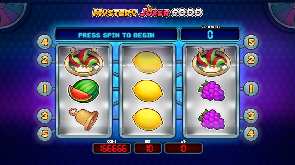 Screenshot of Mystery Joker 6000 slot from Play’n Go