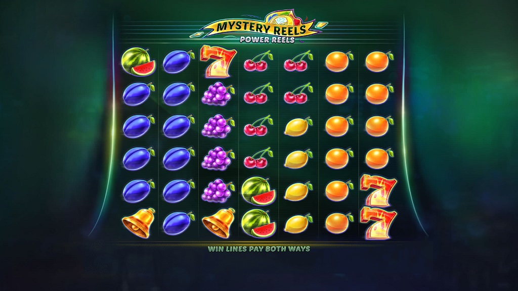 Screenshot of Mystery Reels Power Reels slot from Red Tiger Gaming
