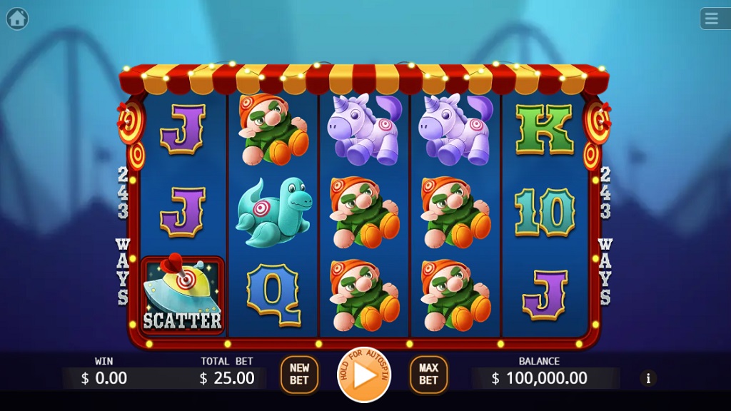 Screenshot of Mystery Shoot slot from Ka Gaming