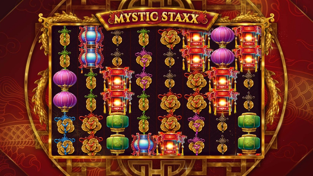 Screenshot of Mystic Staxx slot from Red Tiger Gaming