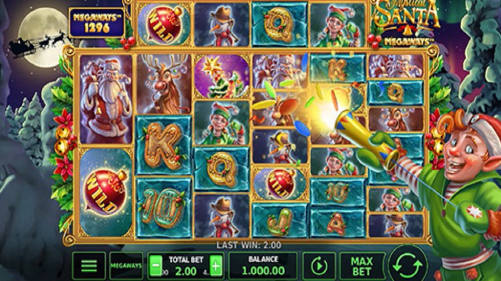 Screenshot of Mystical Santa Megaways slot from StakeLogic