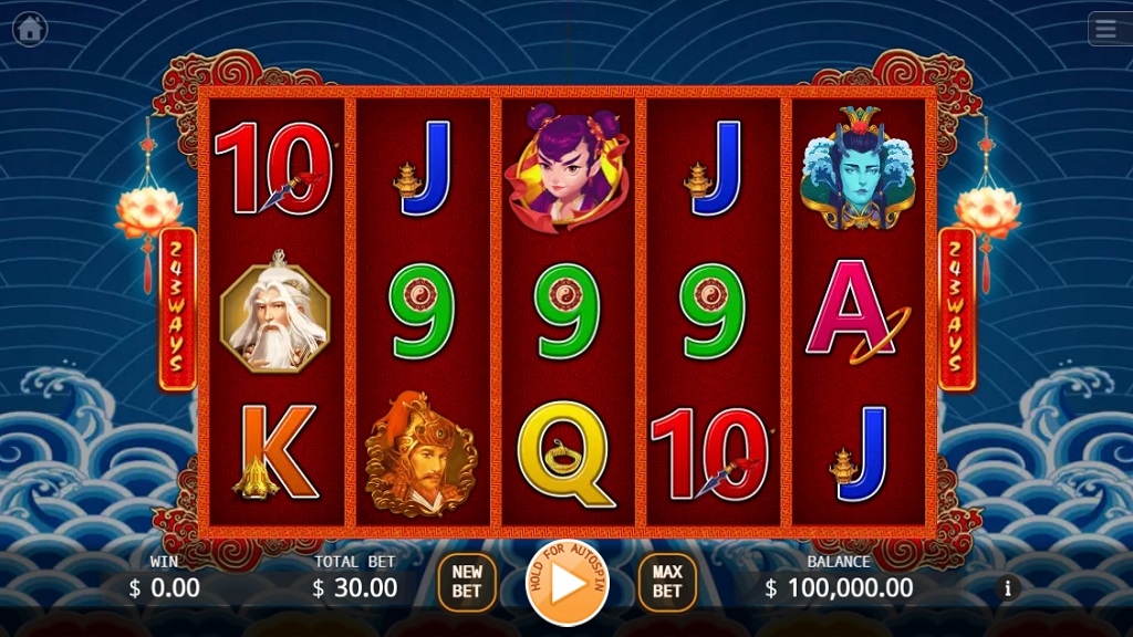 Screenshot of Nezha slot from Ka Gaming