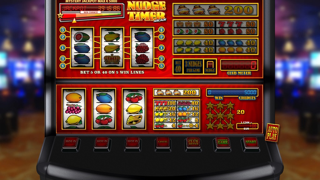 Screenshot of Nudge Timer slot from StakeLogic