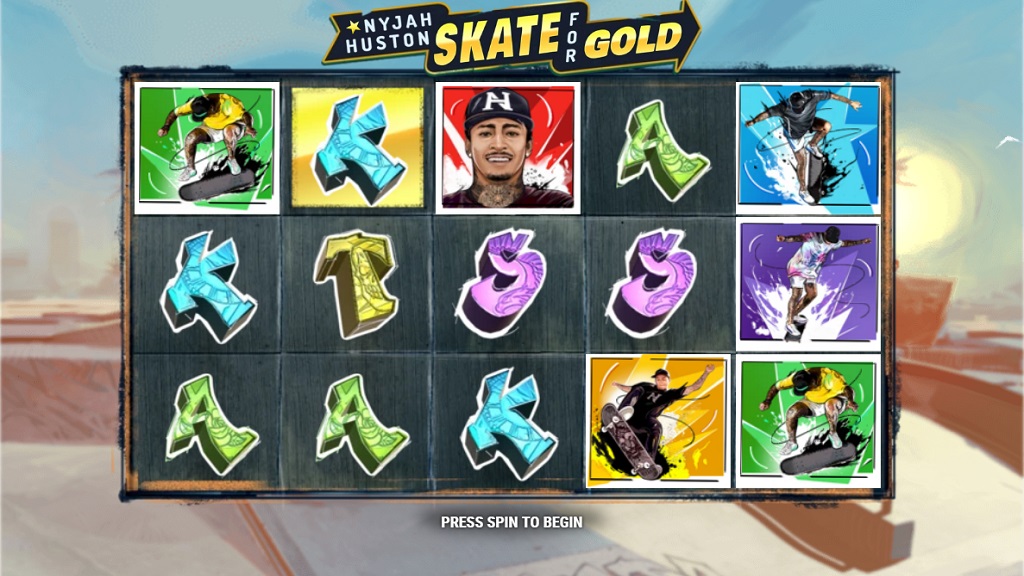 Screenshot of Nyjah Huston: Skate for Gold slot from Play’n Go