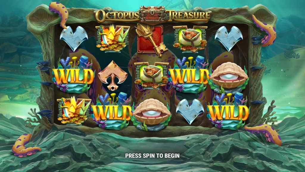 Screenshot of Octopus Treasure slot from Play’n Go