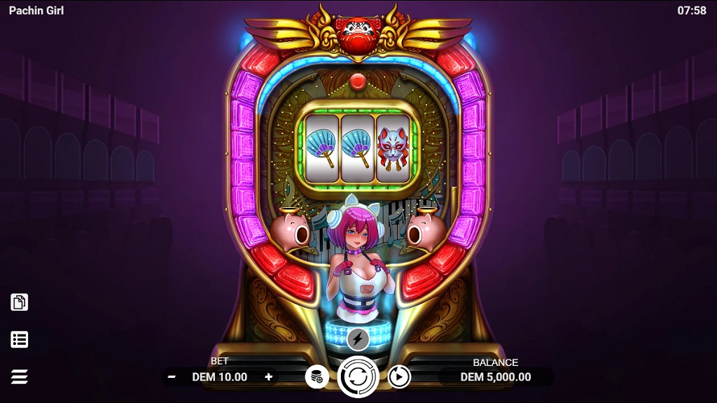 Screenshot of Pachin Girl slot from Evoplay Entertainment