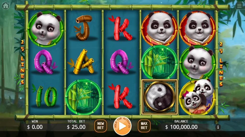 Screenshot of Panda Family slot from Ka Gaming