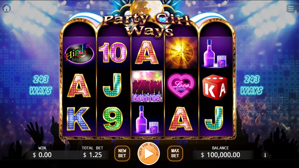 Screenshot of Party Girl Ways slot from Ka Gaming