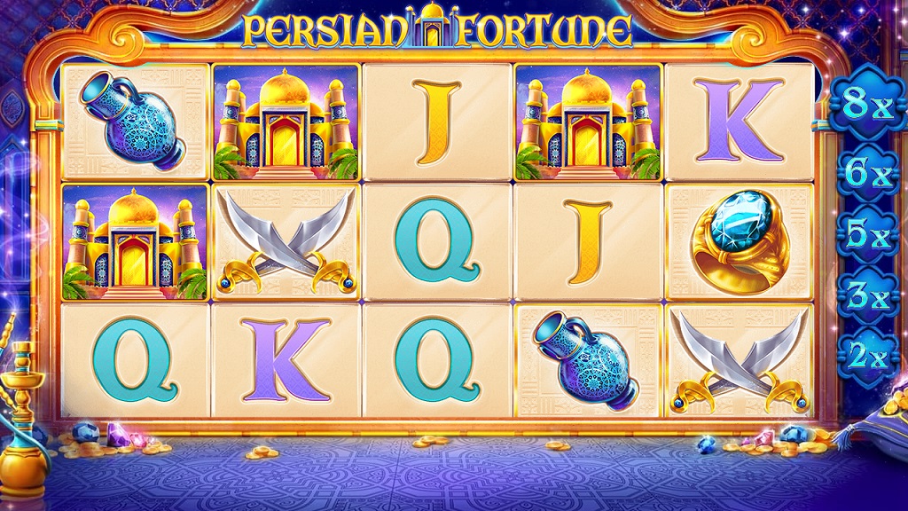 Screenshot of Persian Fortune slot from Red Tiger Gaming