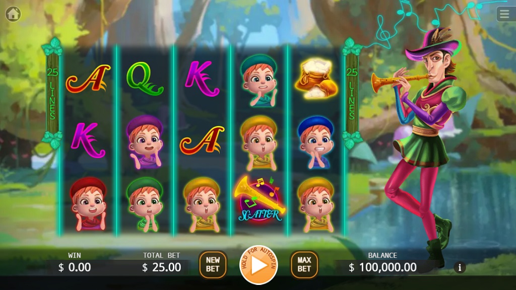 Screenshot of Pied Piper slot from Ka Gaming