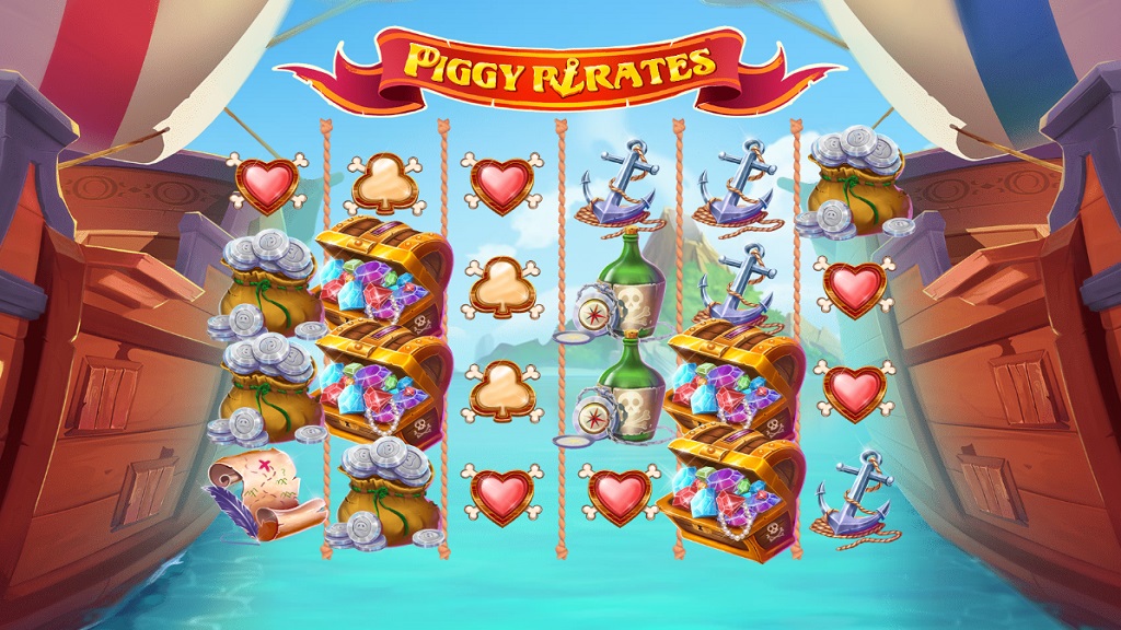 Screenshot of Piggy Pirates slot from Red Tiger Gaming