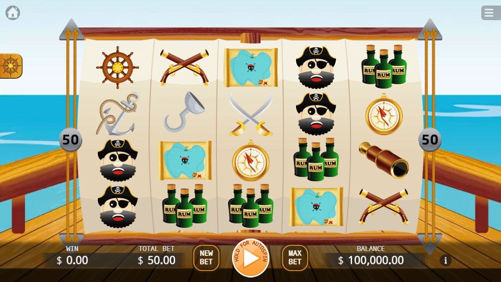 Screenshot of Pirate King slot from Ka Gaming