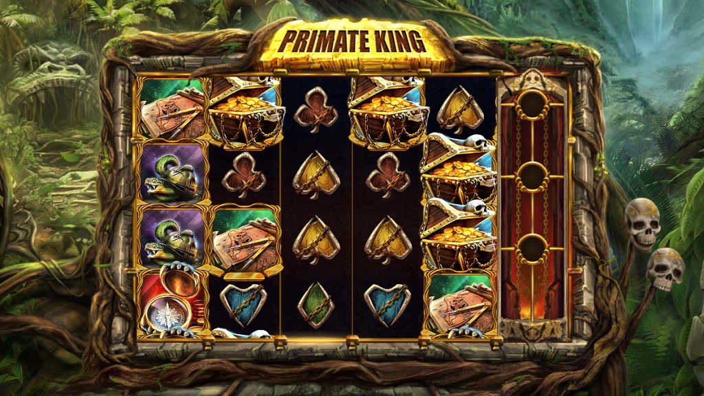 Screenshot of Primate King slot from Red Tiger Gaming