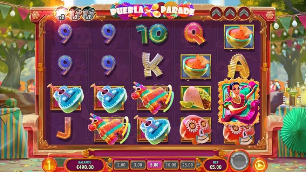 Screenshot of Puebla Parade slot from Play’n Go