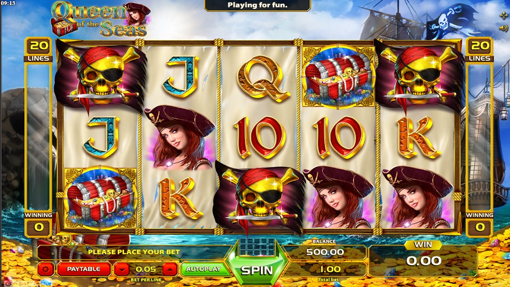 Queen of the Seas Online Casino Slot Huge Win!