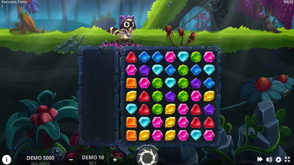 Screenshot of Racoon Tales slot from Evoplay Entertainment