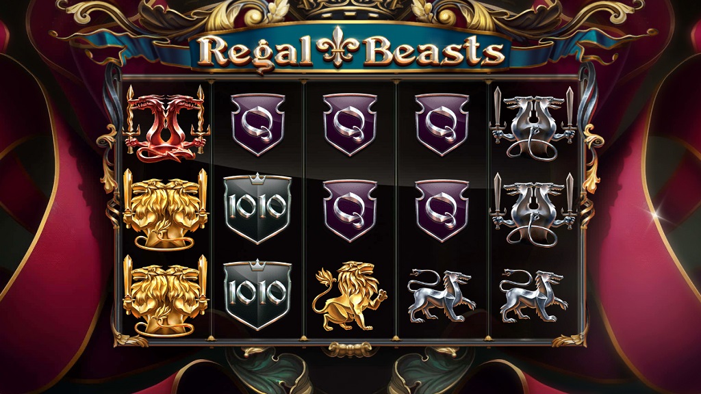 Screenshot of Regal Beasts slot from Red Tiger Gaming