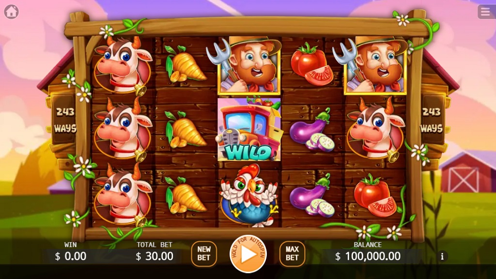 Screenshot of Rich Farm slot from Ka Gaming