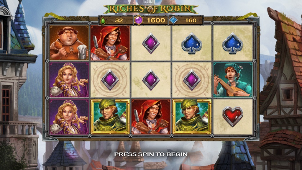 Screenshot of Riches of Robin slot from Play’n Go
