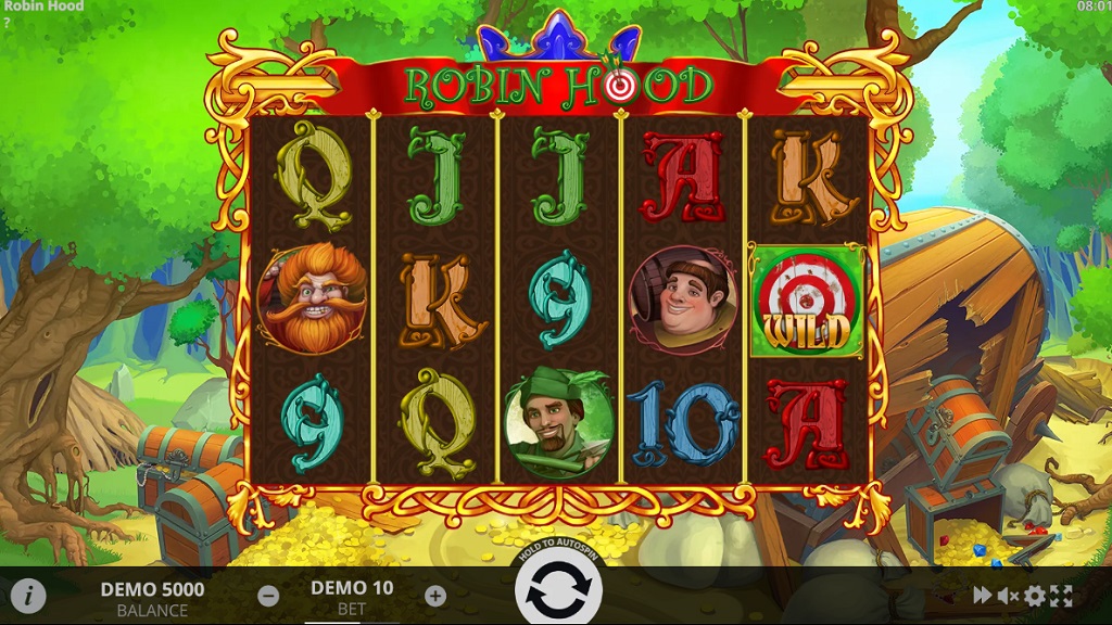 Screenshot of Robin Hood slot from Evoplay Entertainment