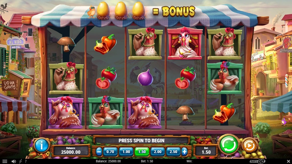Screenshot of Rocco Gallo slot from Play’n Go