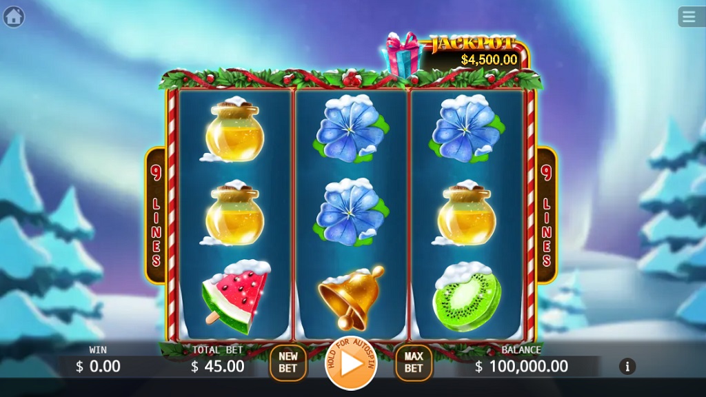 Screenshot of Santa Bumble Bee Hold and Win slot from Ka Gaming