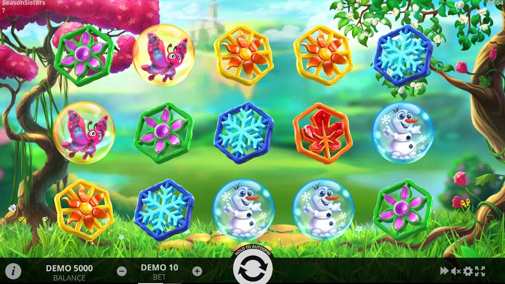 Screenshot of Season Sisters slot from Evoplay Entertainment