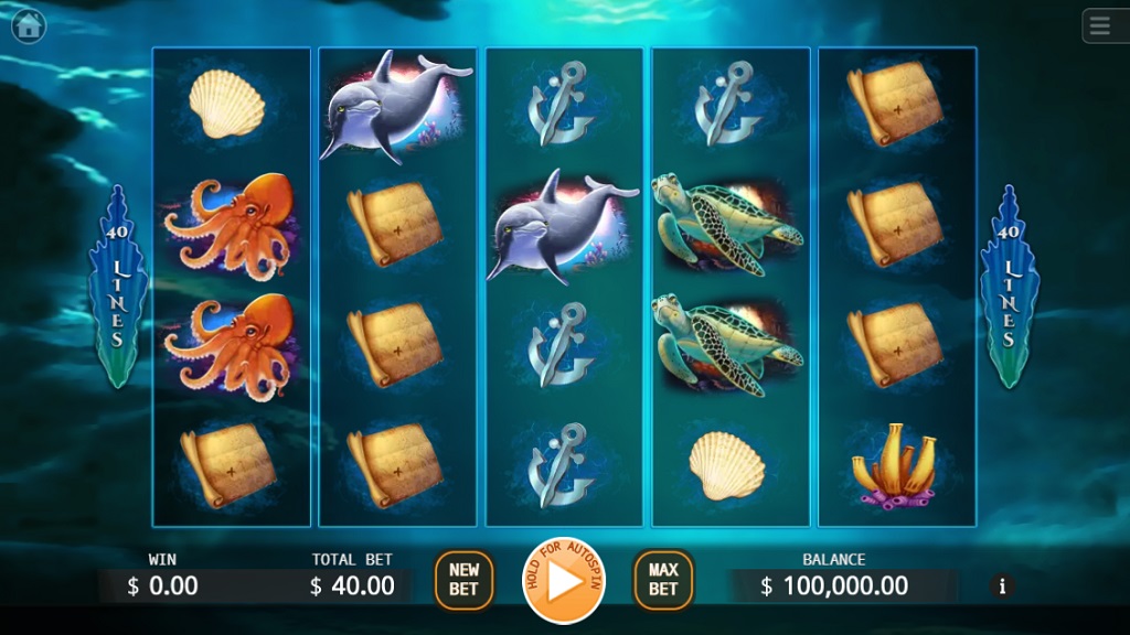 Screenshot of Secret of Ocean slot from Ka Gaming