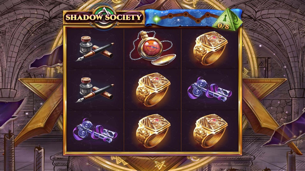 Screenshot of Shadow Society slot from Red Tiger Gaming