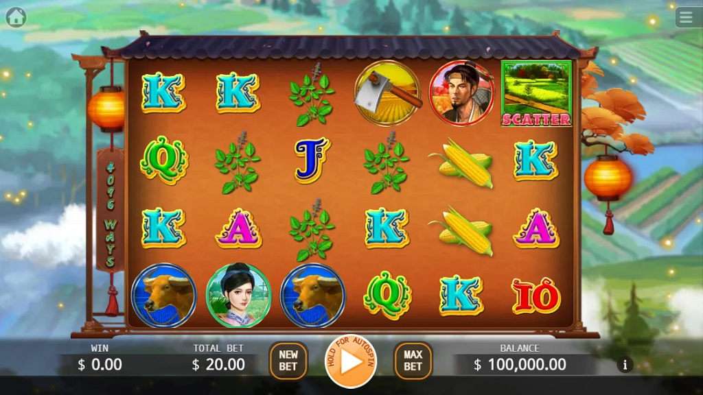 Screenshot of Shen Nong slot from Ka Gaming