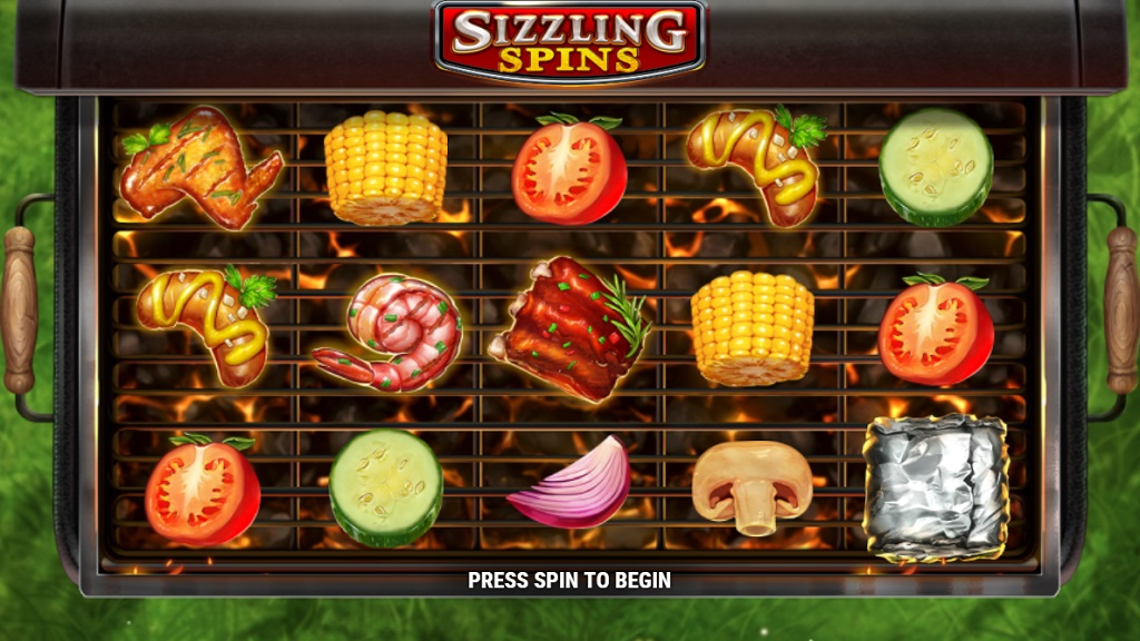 Screenshot of Sizzling Spins slot from Play’n Go