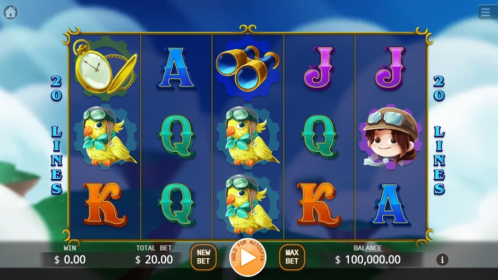 Screenshot of Sky Journey slot from Ka Gaming