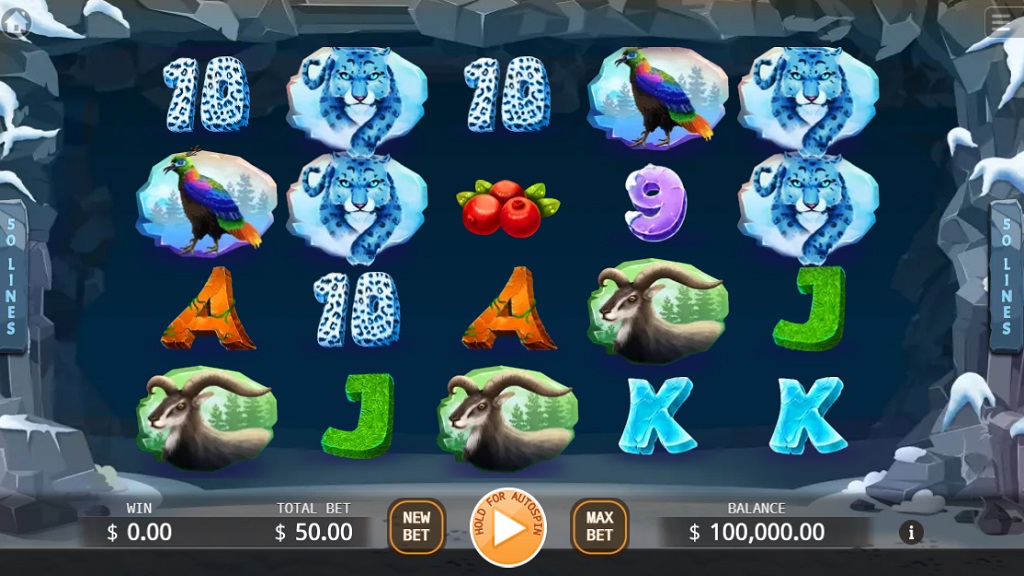 Screenshot of Snow Leopards slot from Ka Gaming