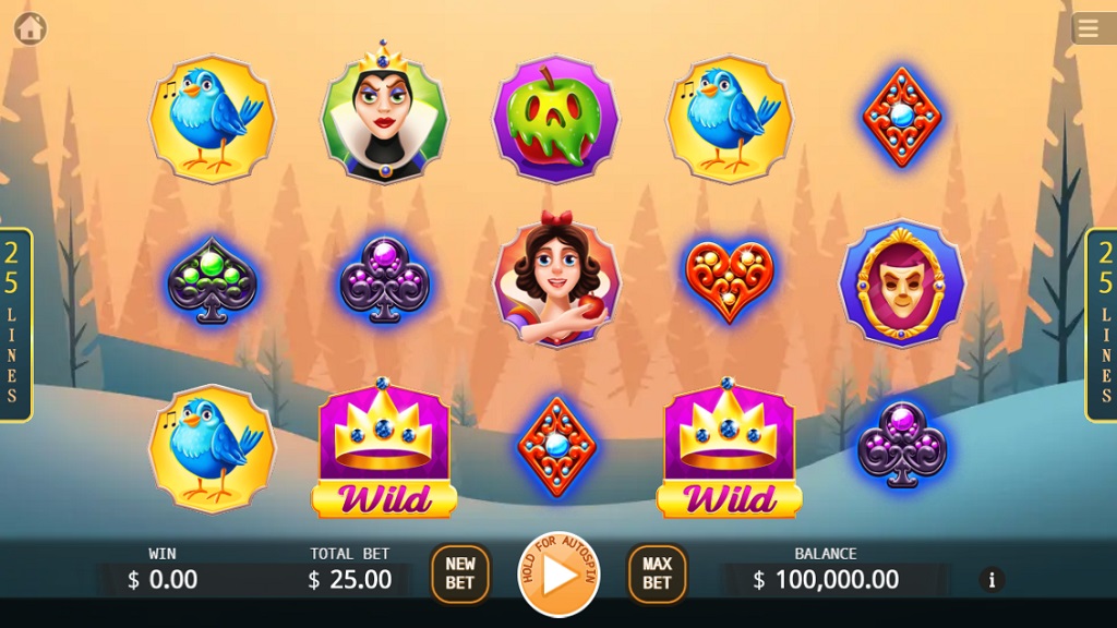 Screenshot of Snow White slot from Ka Gaming