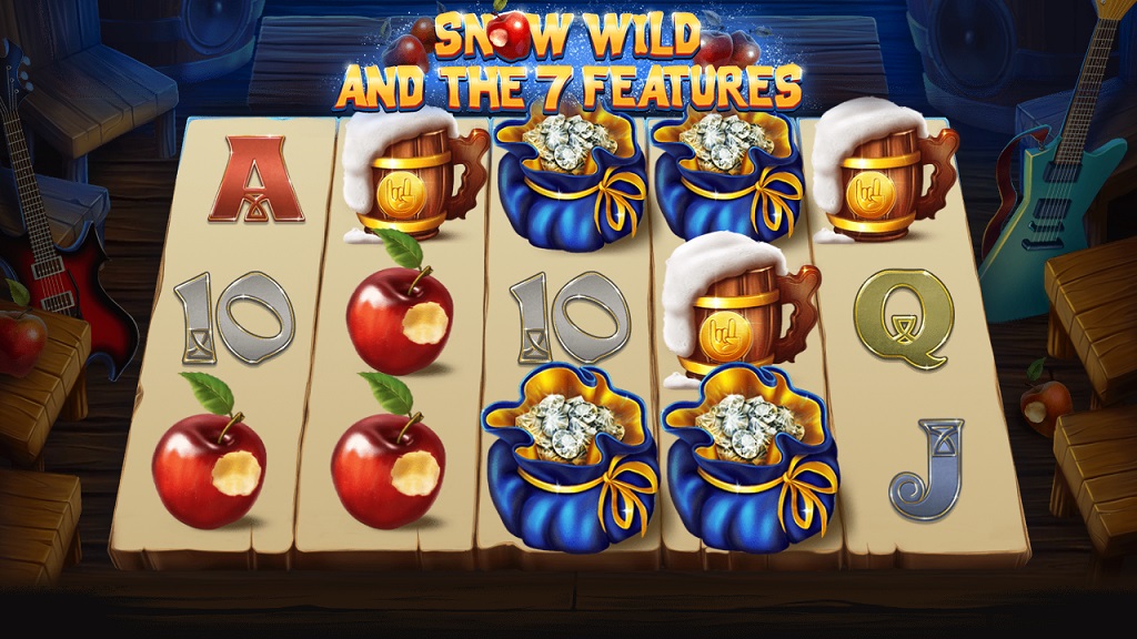 Screenshot of Snow Wild and the 7 Features slot from Red Tiger Gaming