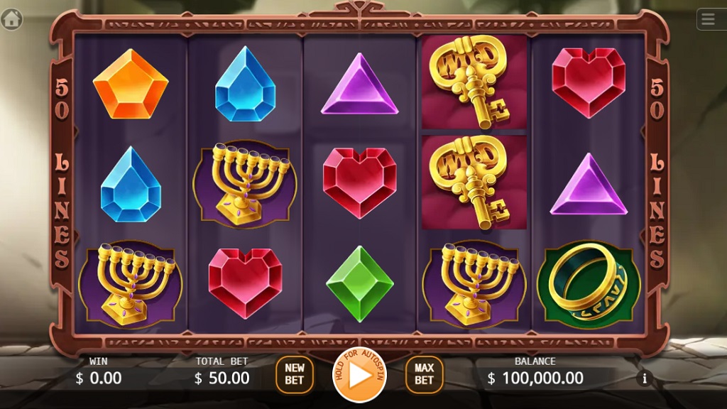 Screenshot of Solomon's Treasure slot from Ka Gaming