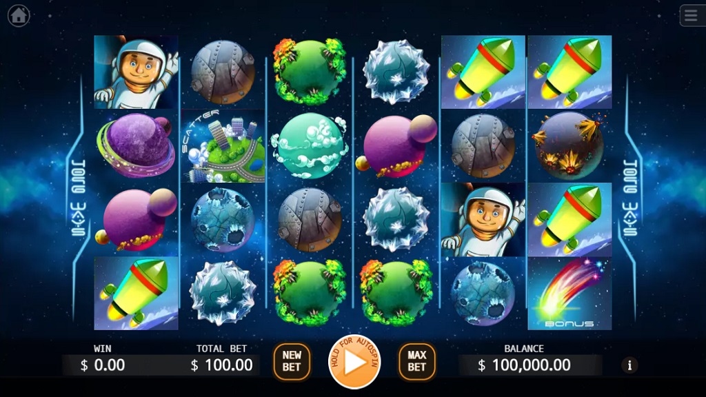 Screenshot of Spinning In Space slot from Ka Gaming