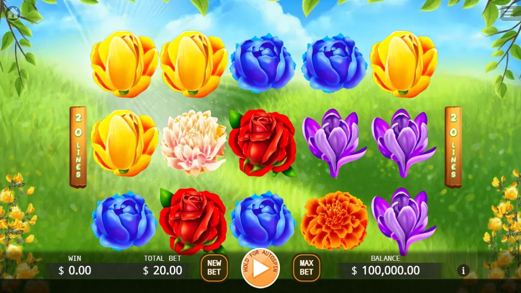 Screenshot of Spring Blossom slot from Ka Gaming