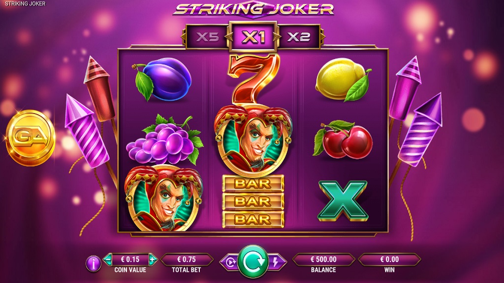 Screenshot of Striking Joker slot from GameArt