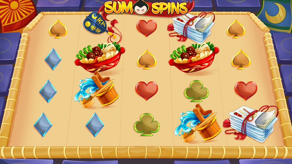Screenshot of Sumo Spins slot from Red Tiger Gaming