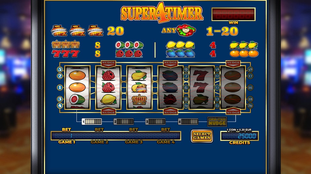 Screenshot of Super4Timer slot from StakeLogic