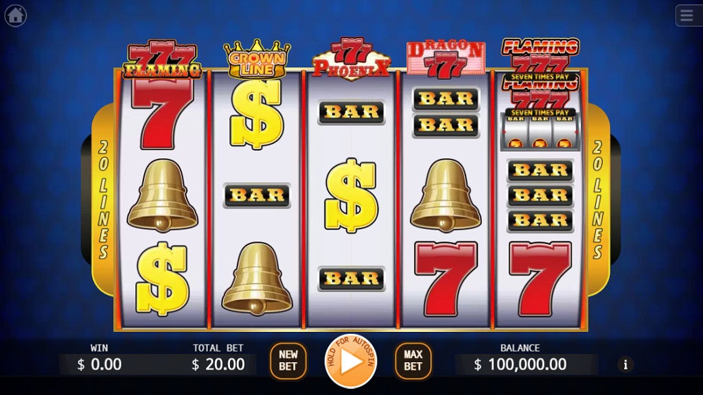 Screenshot of SuperShot slot from Ka Gaming