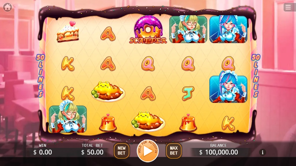 Screenshot of Sweet Maid slot from Ka Gaming