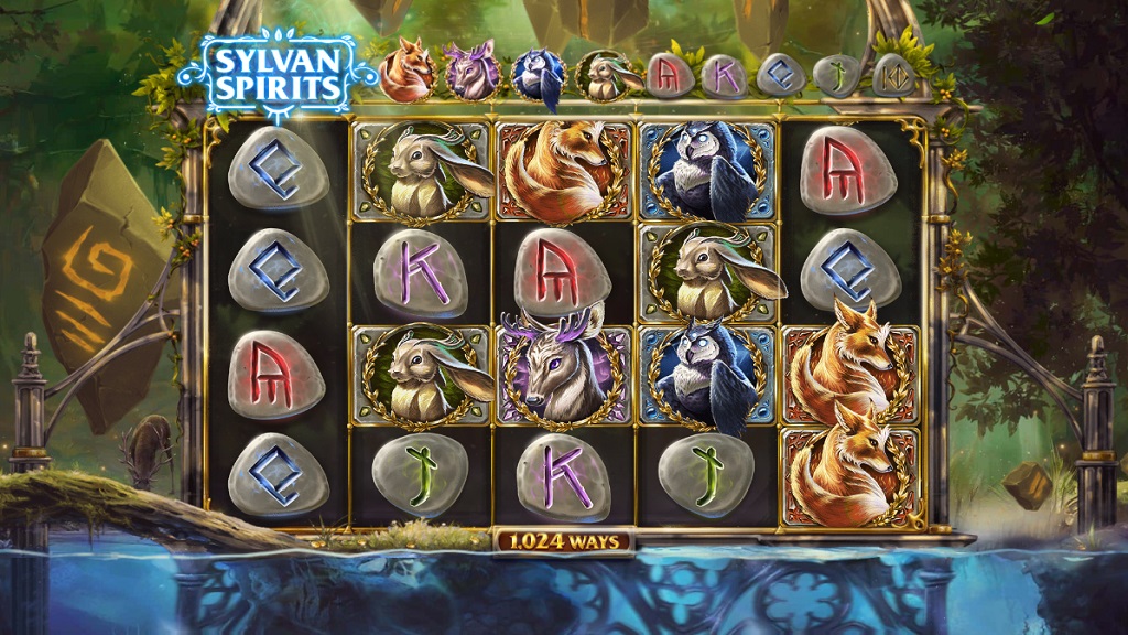 Screenshot of Sylvan Spirits slot from Red Tiger Gaming