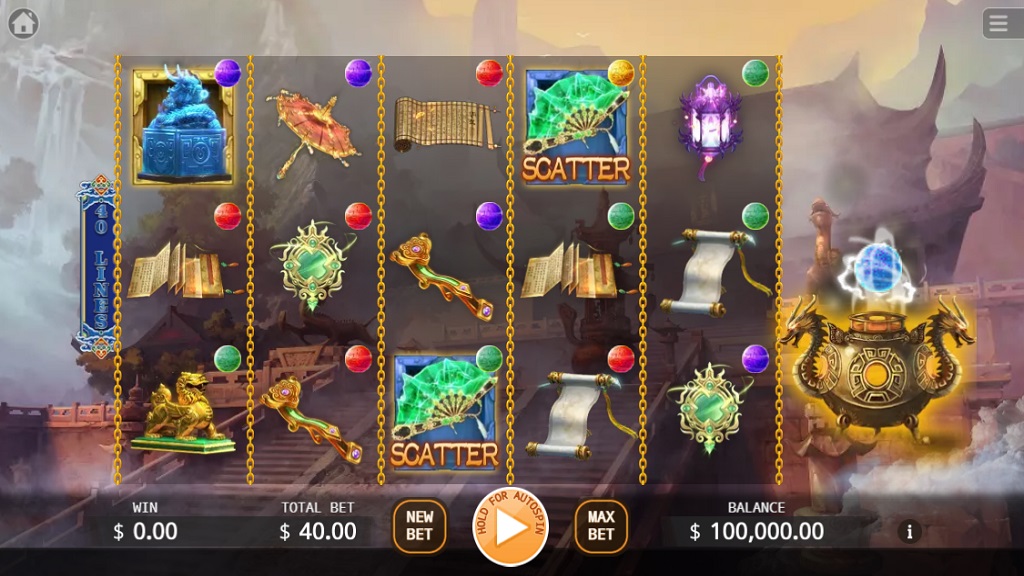 Screenshot of Tao slot from Ka Gaming