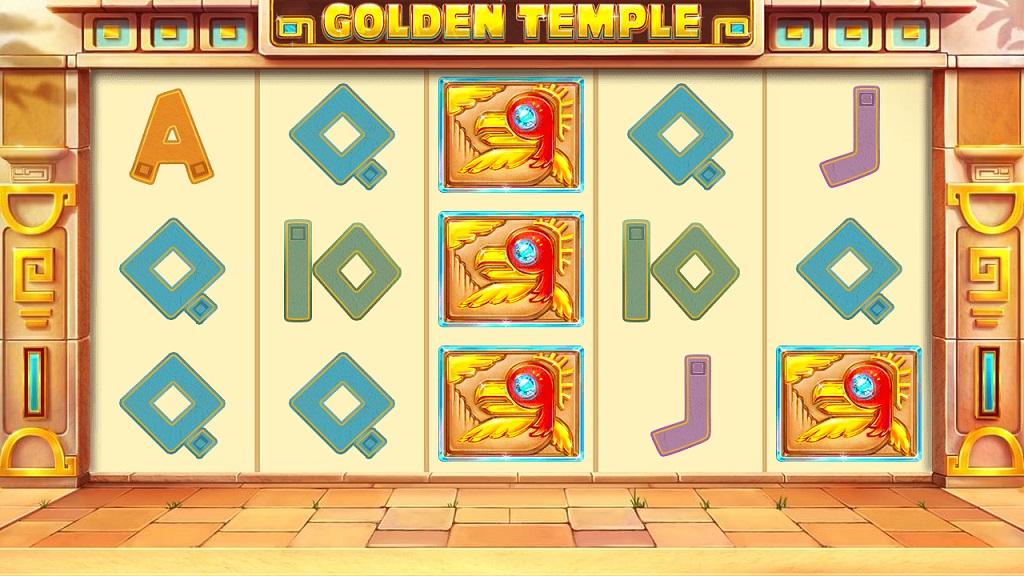 Screenshot of Temple of Gold slot from Red Tiger Gaming