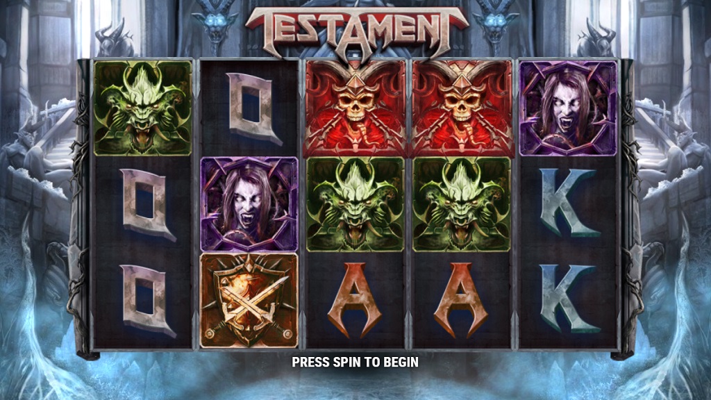 Screenshot of Testament slot from Play’n Go