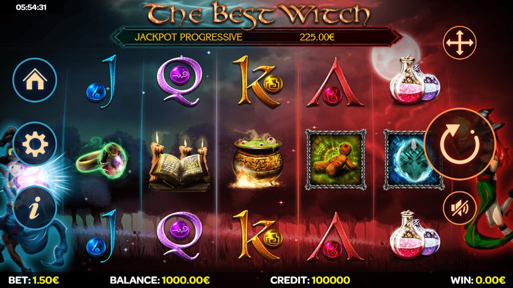 Screenshot of The Best Witch slot from iSoftBet